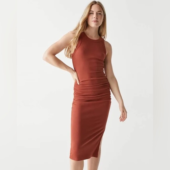 MICHAEL STARS ANTHROPOLOGIE NWOT WREN MIDI DRESS - Picture 8 of 14